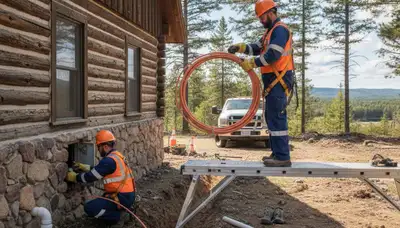 Plumber providing repair service in Duluth, MN for a local plumbing business