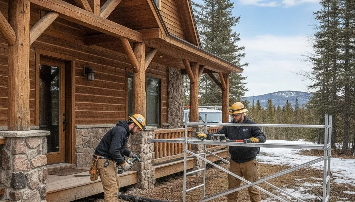 Plumber repairing pipes in Duluth, MN for plumbing repair service
