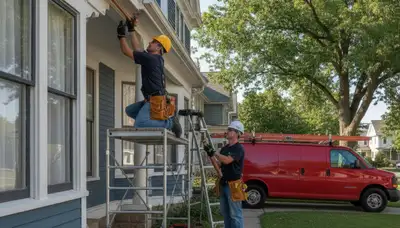 Plumber repairing a pipe in Duluth, MN for plumbing repair service