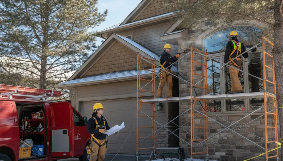 Plumber repairing pipes in Duluth, MN for residential plumbing service