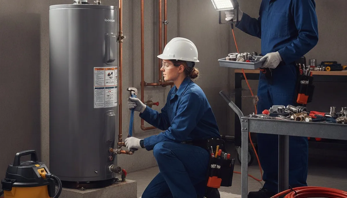 Duluth, MN plumber repairing a residential pipe for reliable plumbing service