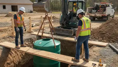 Septic tank installation for Duluth, MN homes by local plumbing repair experts