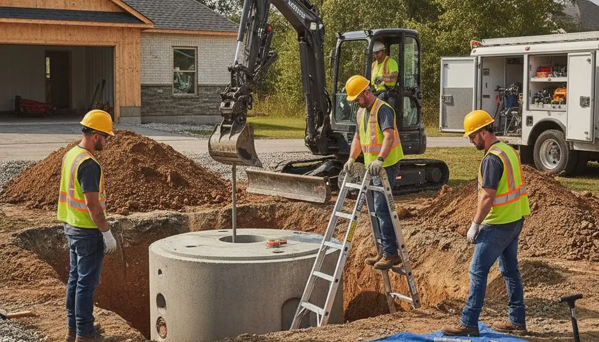 Septic tank installation team serving Duluth, MN homes with expert plumbing repair planning
