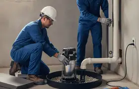 Sump pump installation for Duluth, MN homes to protect basements from snowmelt and runoff