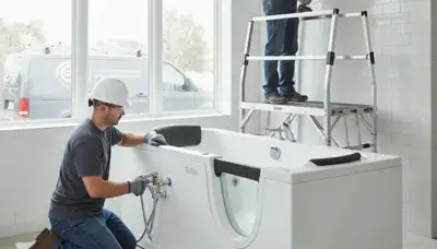 Walk-in tub installation for Duluth, MN homes by On Call Plumbers