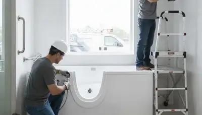Walk-in tub installation for Duluth, MN homes by local plumbing repair experts