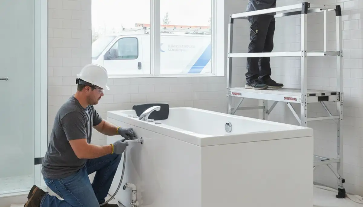 Walk-in tub installation for Duluth, MN homeowners by On Call Plumbers